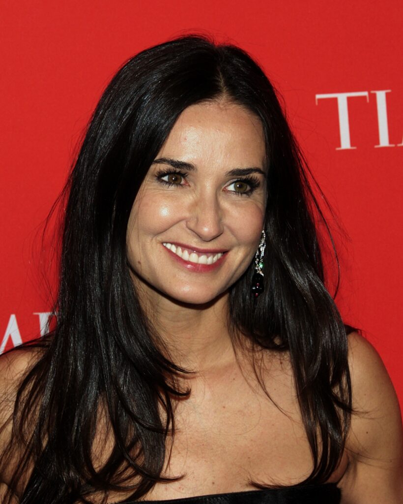 Demi Moore imagen de Kerastase cuidado del Cabello